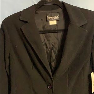 Brioche California Black Jacket, Size7/8